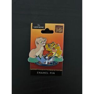 Disney Lion King Simba and Nala Silly 30th Anniversary Enamel Pin